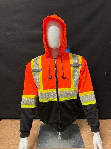 Safety zip sweater - up, with